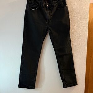 Classic Black Straight-Leg Men's Jeans